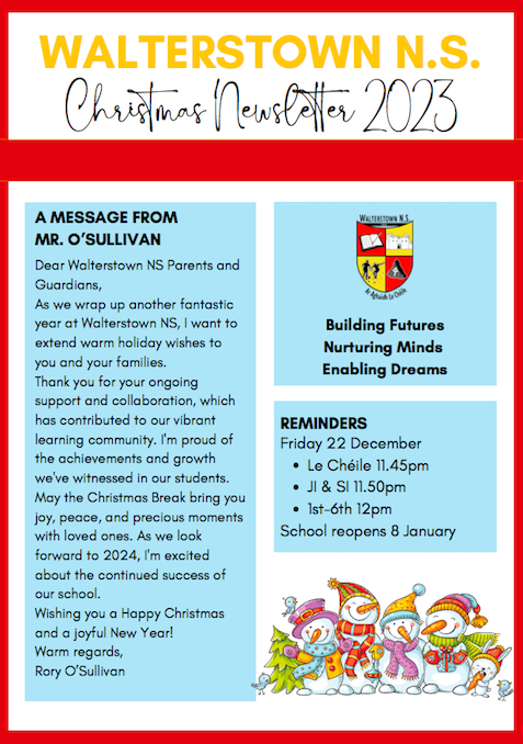 Christmas Newsletter 2023